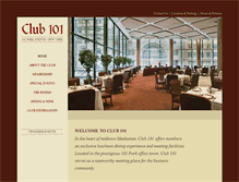 Tablet Screenshot of club101ny.com